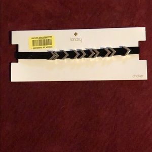 Landry Black Velvet Arrow Choker